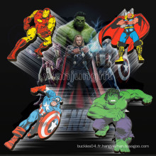 Marvel superhero aimant de réfrigérateur The Avengers Iron man capitaine de l&#39;homme-araignée America hulk thor